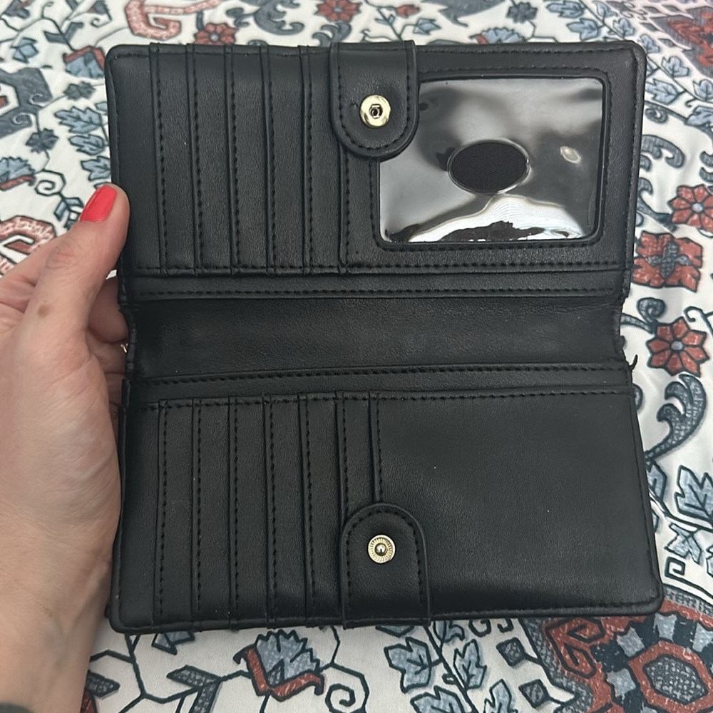 Guess Black Suede Wallet - Picture 2 of 5